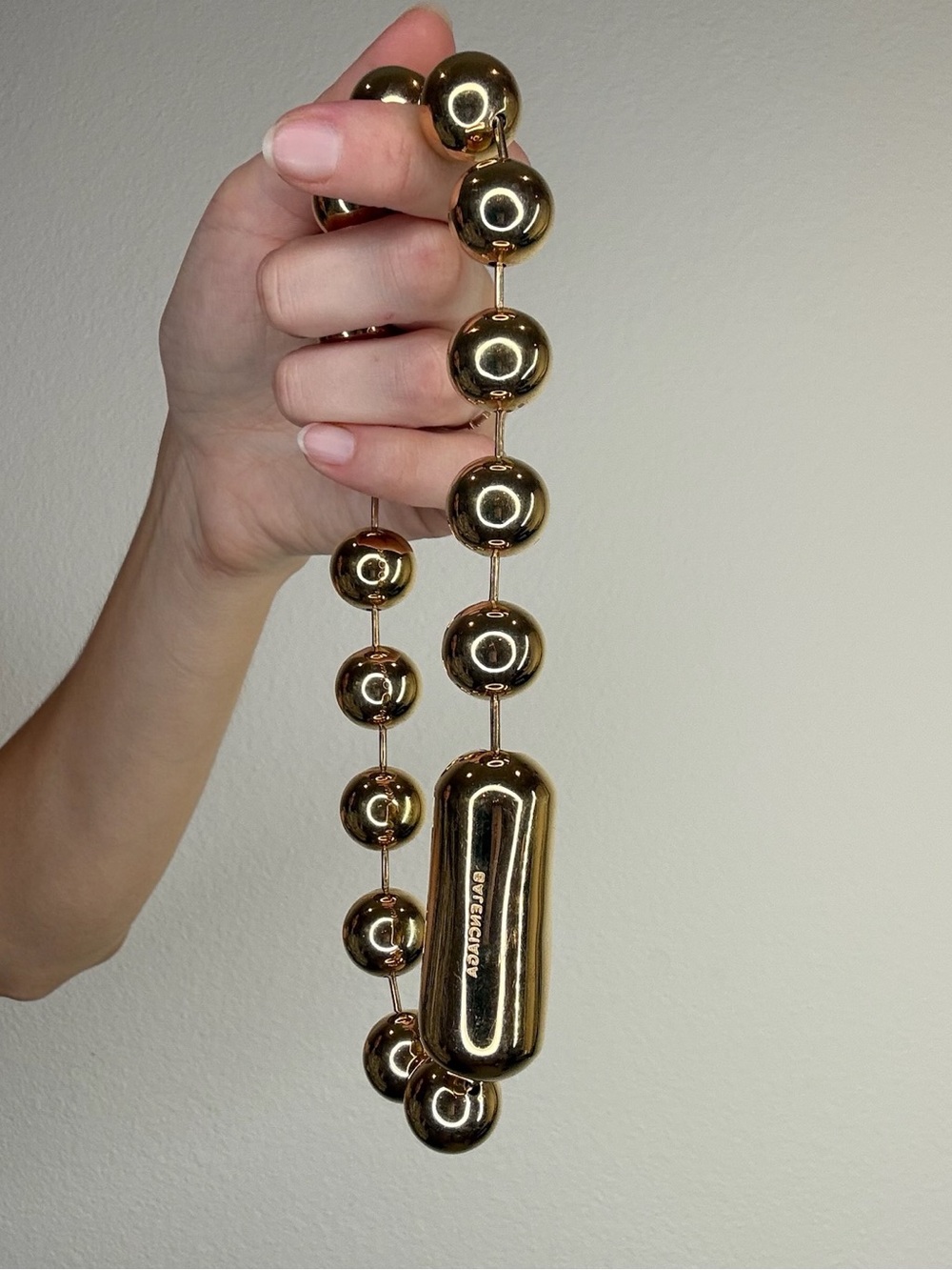 Balenciaga Gold Chain Necklace
